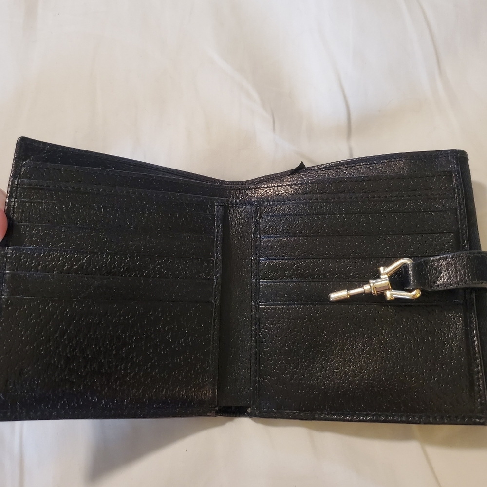 Gucci Jackie Black Canvas Bifold Wallet - Picture 4 of 14